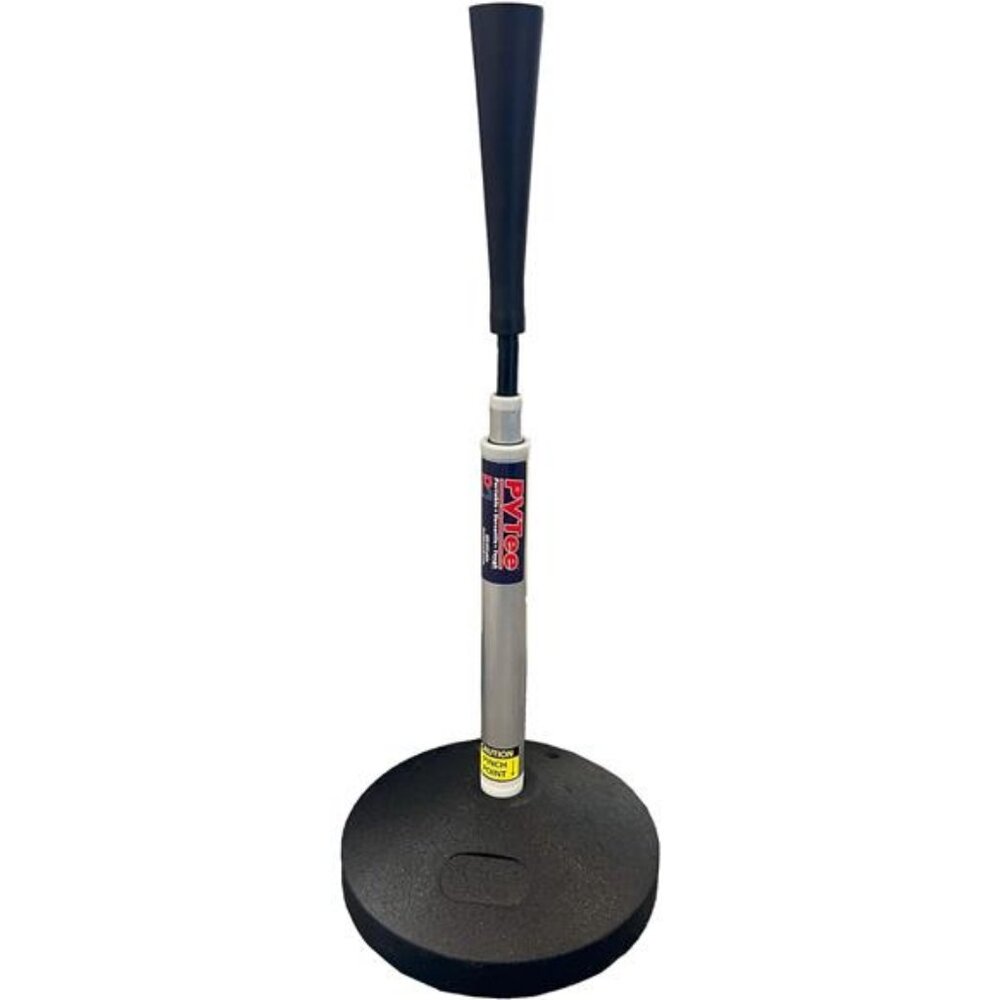 Baseball/Softball Batting Tee with 10 lb Weighted Base, Adjustable Height